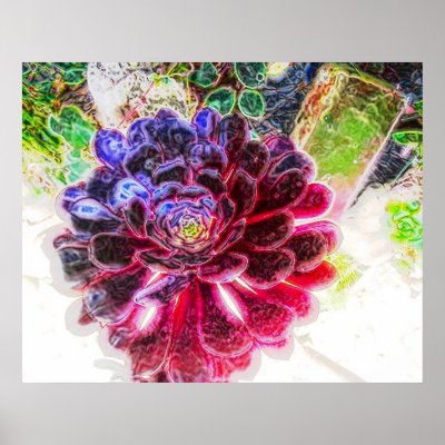 Electric Glow Posters by Floral_Dreamsnet