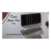 Electric Guitar Business Card
