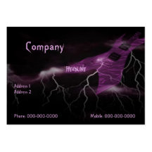Electric Guitar Business Card