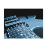 Electric Guitar Close Up - Blue