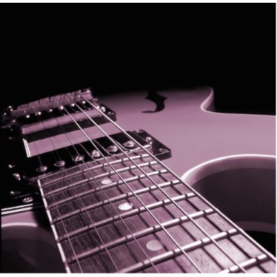 Electric Guitar Close Up -  Soft Pink by VoxPhotography
