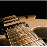 Electric Guitar Close Up - Spicy Orange Photo Cut Outs