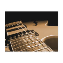 Electric Guitar Close Up - Spicy Orange