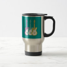 electric guitar coffee mugs