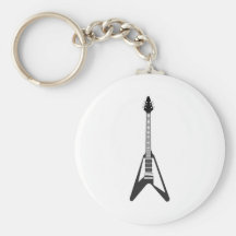 Electric Guitar Key Chain