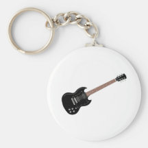 Electric Guitar Keychains