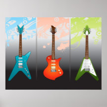 Electric Guitar Lovers Dream Print