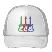 electric guitar mesh hats