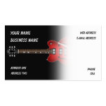 Electric Guitar - Music Business Card