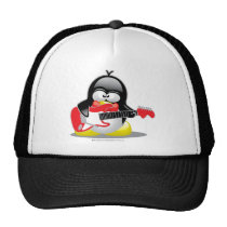 Electric Guitar Penguin hats