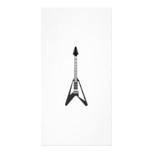 Electric Guitar Photo Card Template