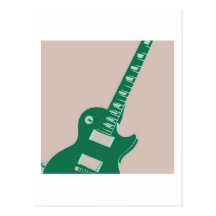 Electric Guitar Pop Art Postcards