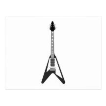 Electric Guitar Post Card