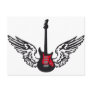 Electric guitar post card