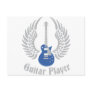 Electric guitar postcard