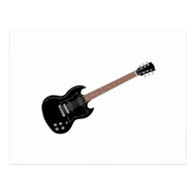 Electric Guitar Postcard