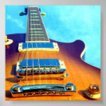 electric guitar print
