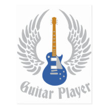 Electric guitar postkarte