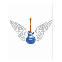 Electric guitar postkarten