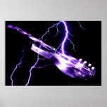 ELECTRIC GUITAR purple Print