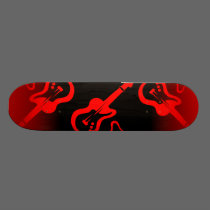 electric guitar skateboards