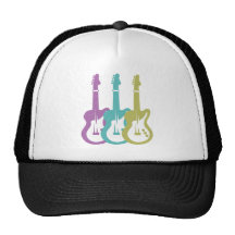 electric guitar trucker hat
