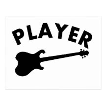 Electric Guitar vector designs Postcard