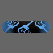 electric guitars skateboards