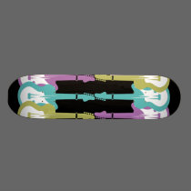 electric guitars skateboards