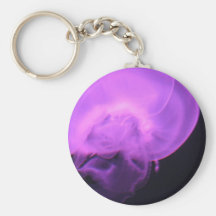 Electric Jellyfish Keychain