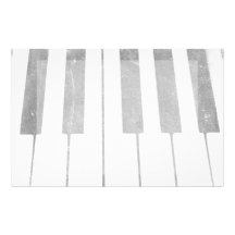 electric keyboard keys grunge scratch music stationery