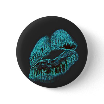 Electric Kiss Pinback Button by happyseagull