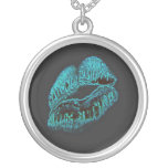 Electric Kiss Personalized Necklace