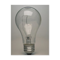 Electric Light bulb Postcards