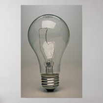 Electric Light bulb Poster