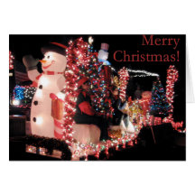 Electric Light Parade Christmas Card
