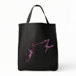 Electric Lightning Pink Tote Bags