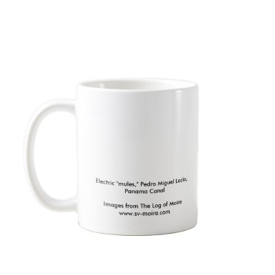 Electric "mules," Pedro Miguel Locks, Panama Canal Coffee Mugs by lshickzazzle