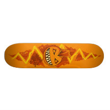 Electric Orange - PUNK Skate Board Deck