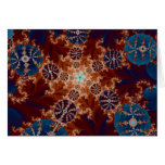 Electric Orb Fractal Greeting Card