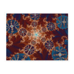 Electric Orb Fractal Post Card