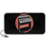 Electric Organ Peach Background Mp3 Speakers