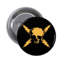 Electric Pirate Pinback Buttons