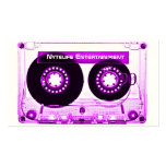 Electric Purple Mixtape Business Card Template