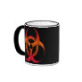 Electric Red Bio Hazard Coffee Mugs