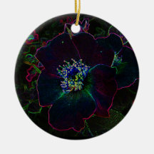 Electric Rose Christmas Ornaments