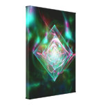 Electric Sheep Dream of Diamonds Stretched Canvas Print