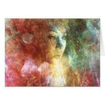 electric skin greeting card