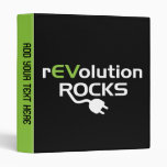Electric Vehicles Rocks 3 Ring Binder
