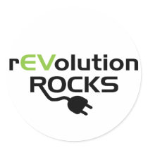 Electric Vehicles Rocks Stickers